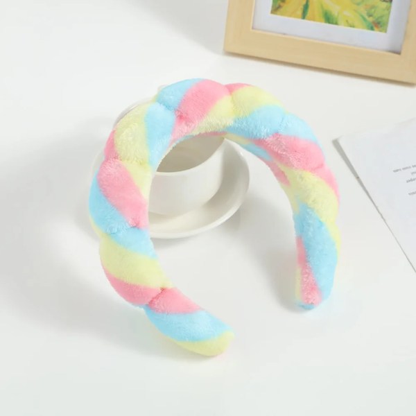 spa headband for washing face wristband set sponge makeup headband bubble hairband for women hair accessories Spa Headband for Washing Face Wristband Set Sponge Makeup Headband Bubble Hairband for Women Hair Accessories