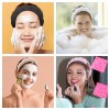 Gold Velvet High Head Hair Accessories For Women'S Face Washing, Bathing, Cloud Sponge Hair Bands, Makeup Remover, Hair Tie Head 3