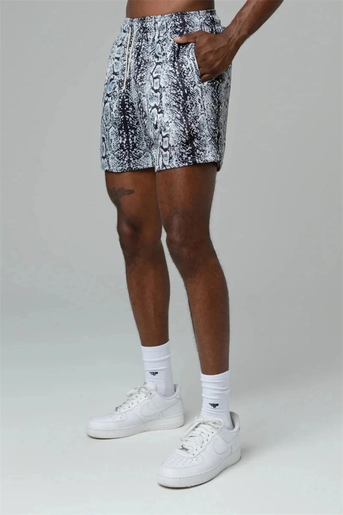 summer mesh ventilation sports shorts outdoor men trendy fitness running training shorts digital printed shorts men's sweatpants Summer Mesh Ventilation Sports Shorts Outdoor Men Trendy Fitness Running Training Shorts Digital Printed Shorts Men's Sweatpants 1