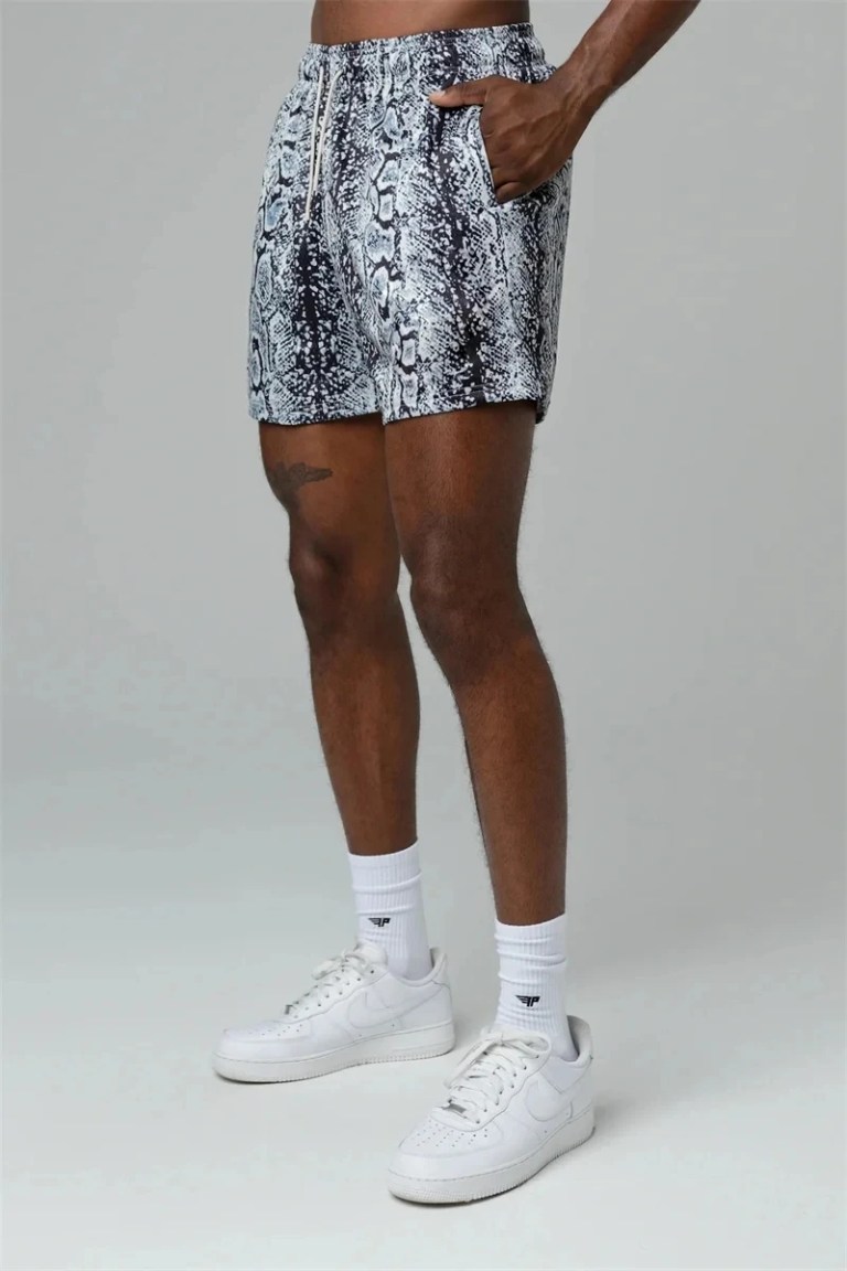 summer mesh ventilation sports shorts outdoor men trendy fitness running training shorts digital printed shorts men's sweatpants Summer Mesh Ventilation Sports Shorts Outdoor Men Trendy Fitness Running Training Shorts Digital Printed Shorts Men's Sweatpants 1