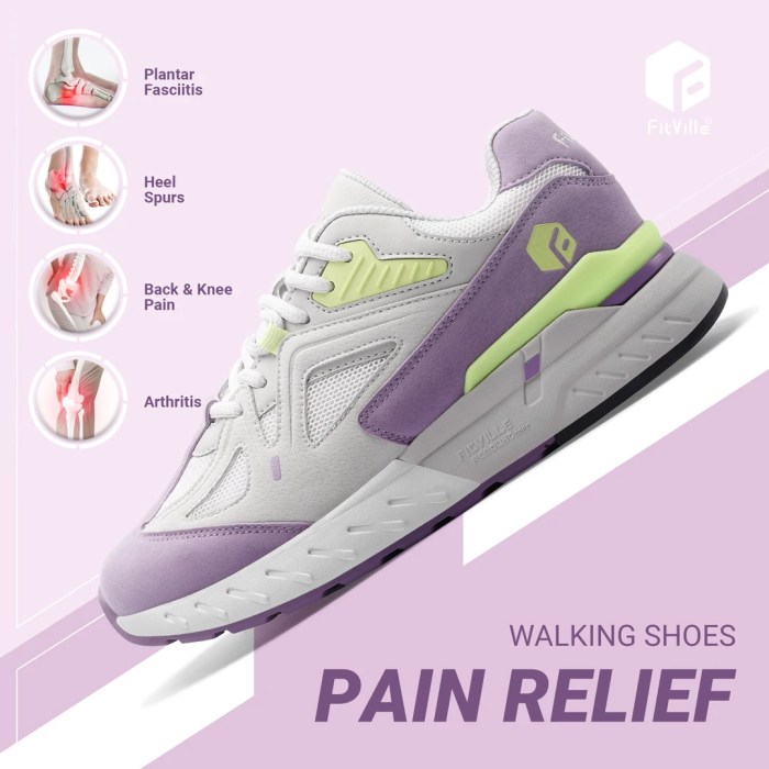 fitville women's walking shoes wide width sneakers for flat foot plantar fasciitis heel pain relief lightweight anti slip shoes FitVille Women's Walking Shoes Wide Width Sneakers for Flat Foot Plantar Fasciitis Heel Pain Relief Lightweight Anti-slip Shoes 4