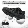 Fitville Newest Walking Shoes For Men Wide Width Thicker Cushioning Sneaker Bouncy Running Shoe Workout Gym Athletic 6