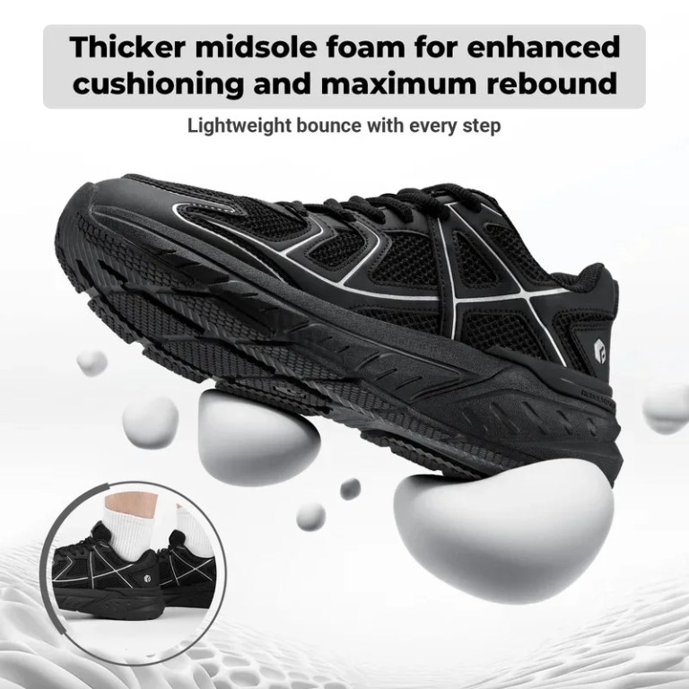 fitville newest walking shoes for men wide width thicker cushioning sneaker bouncy running shoe workout gym athletic Fitville Newest Walking Shoes For Men Wide Width Thicker Cushioning Sneaker Bouncy Running Shoe Workout Gym Athletic 6