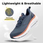 Fitville Walking Shoes For Men Wide Design Sneakers Cushioned Tennis Running Shoe With Arch Support For Plantar Fasciitis Relief 4