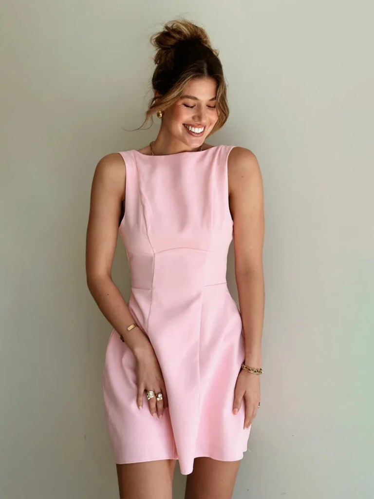 bornladies summer new sleeveless blazer dress women's chic sophisticated open back fitted cami inner shorts mini dress Bornladies Summer New Sleeveless Blazer Dress Women's Chic Sophisticated Open Back Fitted Cami Inner Shorts Mini Dress