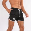 New Running Mesh Fitness Sport Men's Quick Drying Shorts Casual Breathable Training Tight Squat Three-Quarter Pants Summer