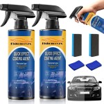 500ml Car Coating Spray Quick Effect Coating Agent New Quickly Coat Car Wax Car Scratch Wax Polish Spray Waterless Wash 1
