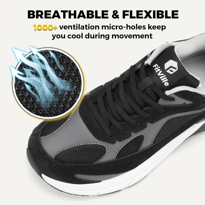 fitville extra wide walking shoes for men wide cushioned sports shoes for swollen feet flat feet arch fit relieve heel pain Fitville Extra Wide Walking Shoes for Men Wide Cushioned Sports Shoes For Swollen Feet Flat Feet Arch Fit Relieve Heel Pain 4