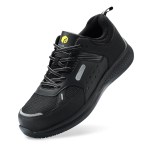 FitVille Men's Extra Wide Work Shoes Casual Shoes Anti-Slip Sturdy Toe Breathable For Male Swollen Feet Arch Support Pain Relief