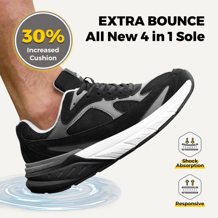 fitville extra wide walking shoes for men wide cushioned sports shoes for swollen feet flat feet arch fit relieve heel pain Fitville Extra Wide Walking Shoes for Men Wide Cushioned Sports Shoes For Swollen Feet Flat Feet Arch Fit Relieve Heel Pain 3