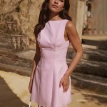 bornladies summer new sleeveless blazer dress women's chic sophisticated open back fitted cami inner shorts mini dress Bornladies Summer New Sleeveless Blazer Dress Women's Chic Sophisticated Open Back Fitted Cami Inner Shorts Mini Dress 5