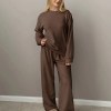 bornlads o neck long sleeved long pants pajama set 2025 autumn winter new flannel pajama set women's casual home furnishings Bornlads O-Neck Long Sleeved Long Pants Pajama Set 2025 Autumn Winter New Flannel Pajama Set Women's Casual Home Furnishings 6