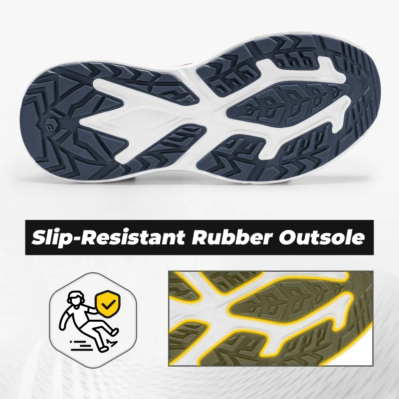 Fitville Walking Shoes For Men Wide Design Sneakers Cushioned Tennis Running Shoe With Arch Support For Plantar Fasciitis Relief 5