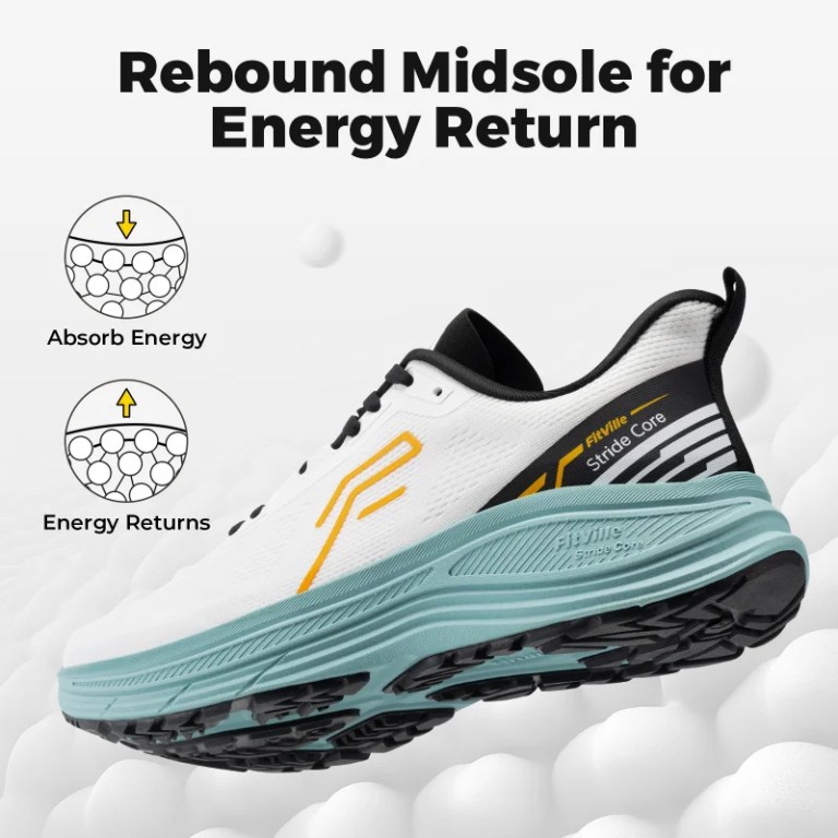 Fitville Men'S Soft Running Shoes Wide Design Athletic Walking Trainers Lightweight Comfortable Sport Sneakers For Swollen Feet 5