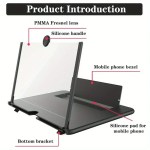 best sellers 12/10 inch hd mobile phone screen magnifier with phone holders screen video amplifier enlarged screen phone stands Best Sellers 12/10 inch HD Mobile Phone Screen Magnifier With Phone Holders Screen Video Amplifier Enlarged Screen Phone Stands 4