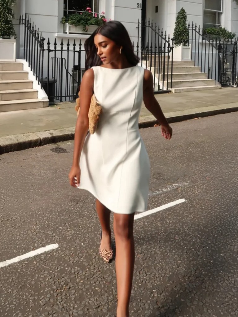 bornladies summer new sleeveless blazer dress women's chic sophisticated open back fitted cami inner shorts mini dress Bornladies Summer New Sleeveless Blazer Dress Women's Chic Sophisticated Open Back Fitted Cami Inner Shorts Mini Dress 2