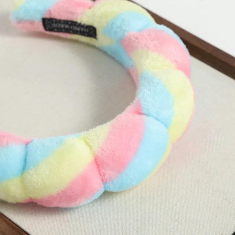 Spa Headband for Washing Face Wristband Set Sponge Makeup Headband Bubble Hairband for Women Hair Accessories 1