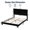 artiss queen bed frame upholstered platform base with geometric headboard black velvet