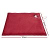 giselle electric throw rug dual side fleece flannel heated blanket burgundy giselle electric throw rug dual side fleece flannel heated blanket burgundy