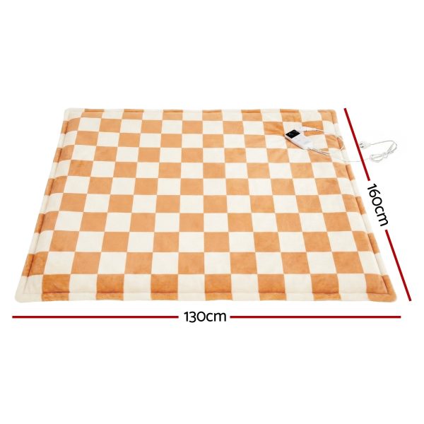 giselle electric throw rug dual side fleece flannel heated blanket yellow giselle electric throw rug dual side fleece flannel heated blanket yellow