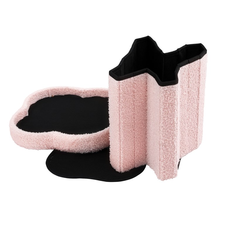 artiss storage ottoman foot stool foldable pink artiss storage ottoman foot stool foldable pink