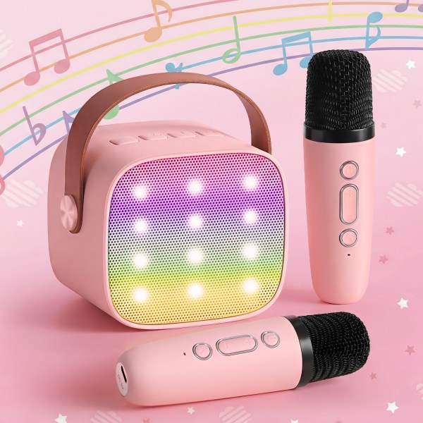 alpha mini portable karaoke machine for adults kids with 2 wireless microphones alpha mini portable karaoke machine for adults kids with 2 wireless microphones