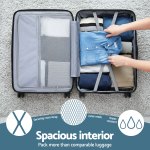 wanderlite 28 luggage suitcase trolley travel tsa lightweight hard case teal" wanderlite 28 luggage suitcase trolley travel tsa lightweight hard case teal"
