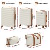 wanderlite 5pcs luggage suitcase set trolley travel tsa lightweight hard case wanderlite 5pcs luggage suitcase set trolley travel tsa lightweight hard case
