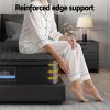 giselle bedding double mattress 34cm euro top with 5 zone pocket spring support black giselle bedding double mattress 34cm euro top with 5 zone pocket spring support black