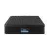 giselle bedding king single mattress 34cm euro top with 5 zone pocket spring support black