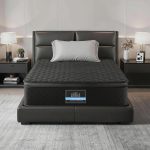 giselle bedding king single mattress 34cm euro top with 5 zone pocket spring support black giselle bedding king single mattress 34cm euro top with 5 zone pocket spring support black