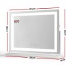 embellir makeup mirror 80x58cm 360～ rotatable vanity mirror with lights bright light strip adjustable