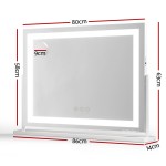 embellir makeup mirror 80x58cm 360～ rotatable vanity mirror with lights bright light strip adjustable