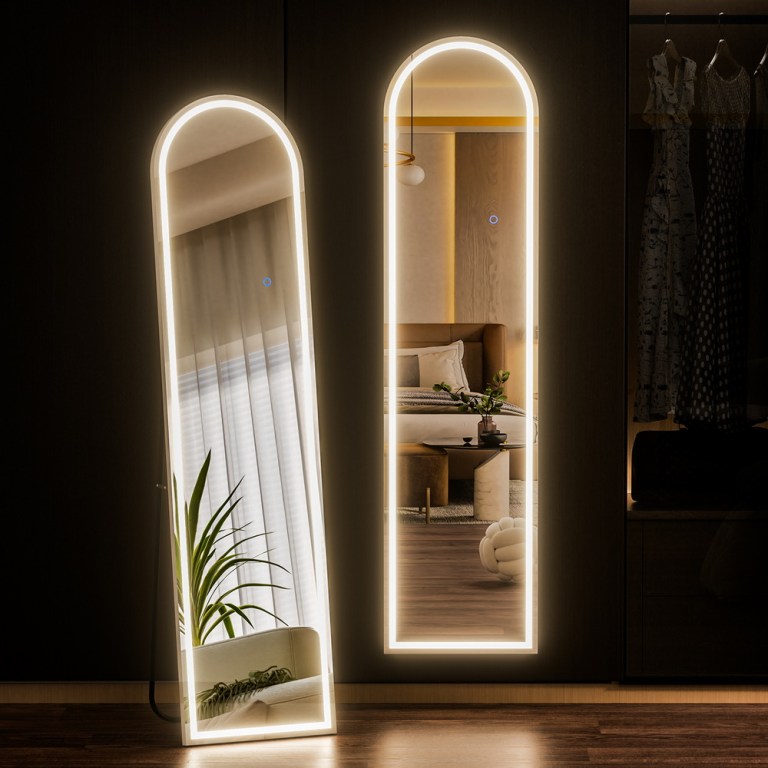 embellir led full length mirror floor dressing mirror 160cm