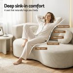 artiss folding sofa bed floor couch 2 in 1 convertible futon loveseat beige artiss folding sofa bed floor couch 2 in 1 convertible futon loveseat beige