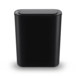 devanti automatic trash bin with lid 25l motion sensor kitchen bin touchless garbage can plastic slim rubbish bin with liner holder for kitchen, home, office, black devanti automatic trash bin with lid 25l motion sensor kitchen bin touchless garbage can plastic slim rubbish bin with liner holder for kitchen, home, office, black