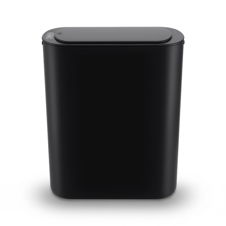 devanti automatic trash bin with lid 25l motion sensor kitchen bin touchless garbage can plastic slim rubbish bin with liner holder for kitchen, home, office, black devanti automatic trash bin with lid 25l motion sensor kitchen bin touchless garbage can plastic slim rubbish bin with liner holder for kitchen, home, office, black