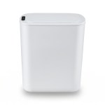 devanti automatic trash bin with lid 25l motion sensor kitchen bin touchless garbage can plastic slim rubbish bin with liner holder for kitchen, home, office, white devanti automatic trash bin with lid 25l motion sensor kitchen bin touchless garbage can plastic slim rubbish bin with liner holder for kitchen, home, office, white