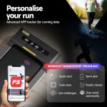 everfit treadmill electric walking pad under desk home gym fitness 380mm grey