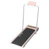 everfit treadmill electric walking pad under desk home gym fitness 380mm pink