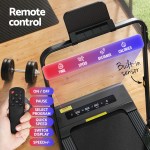 everfit treadmill electric walking pad under desk home gym fitness 400mm black everfit treadmill electric walking pad under desk home gym fitness 400mm black
