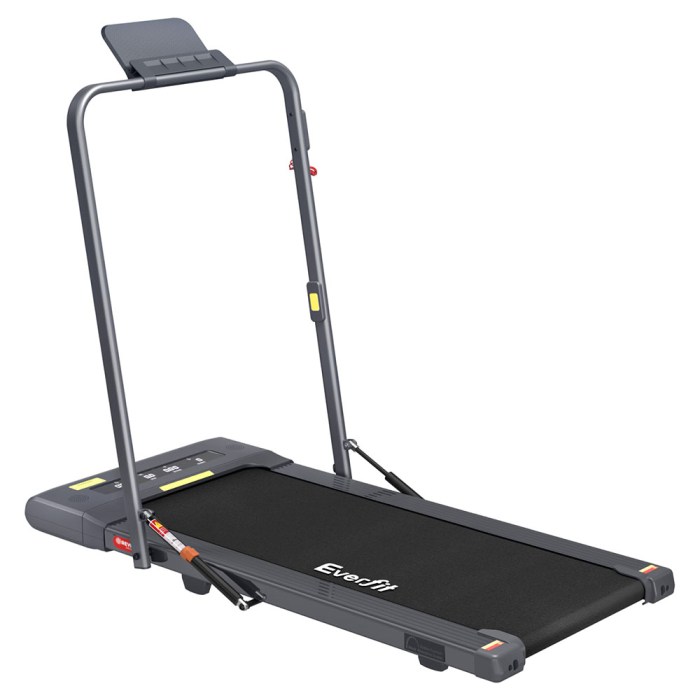 everfit treadmill electric walking pad under desk home gym fitness 400mm grey everfit treadmill electric walking pad under desk home gym fitness 400mm grey