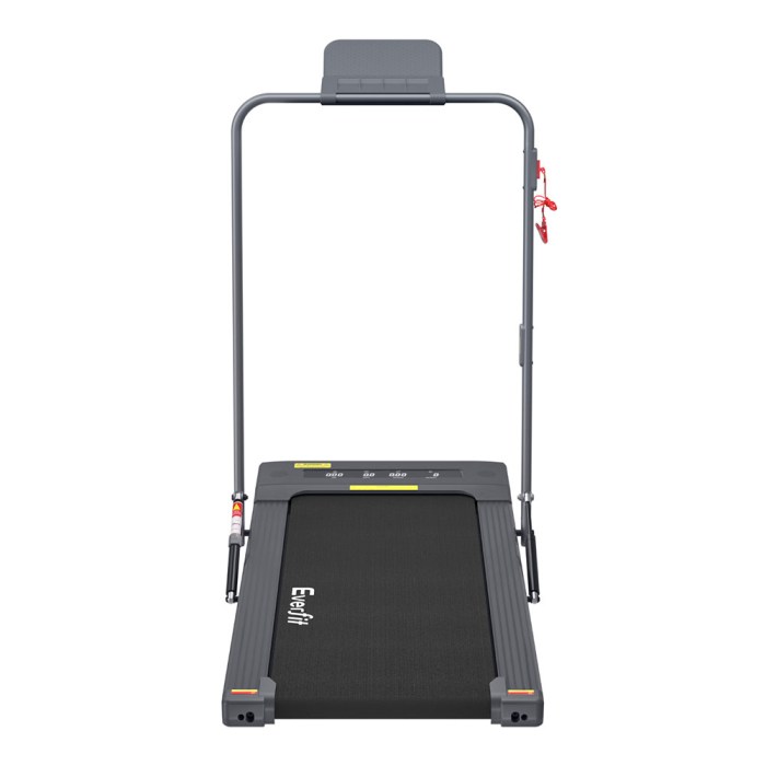 everfit treadmill electric walking pad under desk home gym fitness 400mm grey everfit treadmill electric walking pad under desk home gym fitness 400mm grey