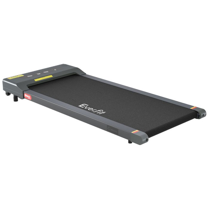 everfit treadmill electric walking pad under desk home gym fitness 400mm grey everfit treadmill electric walking pad under desk home gym fitness 400mm grey