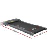 everfit treadmill electric walking pad under desk home gym fitness 400mm grey everfit treadmill electric walking pad under desk home gym fitness 400mm grey