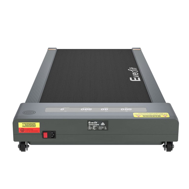 everfit treadmill electric walking pad under desk home gym fitness 400mm grey everfit treadmill electric walking pad under desk home gym fitness 400mm grey