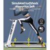 everfit treadmill electric home gym fitness exercise fully foldable 420mm white