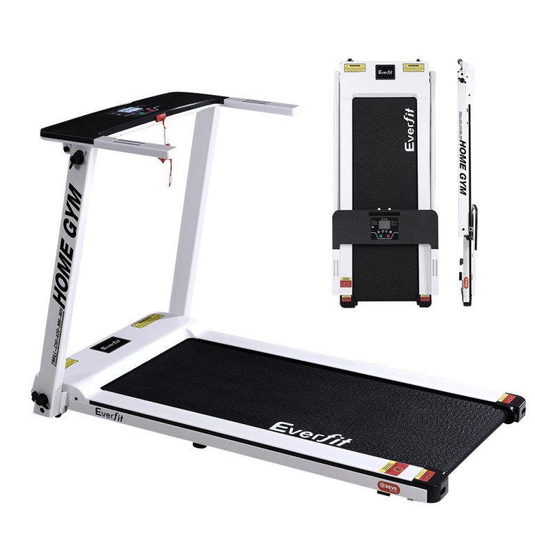 everfit treadmill electric home gym fitness exercise fully foldable 420mm white