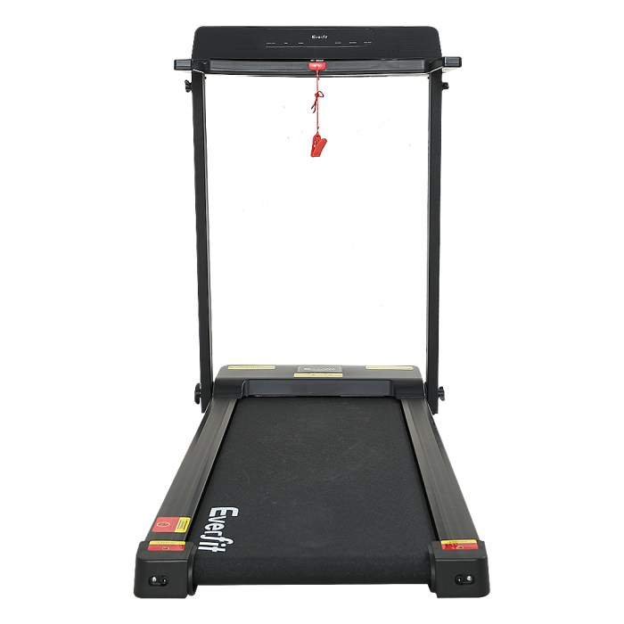 everfit treadmill electric home gym fitness exercise fully foldable 450mm black