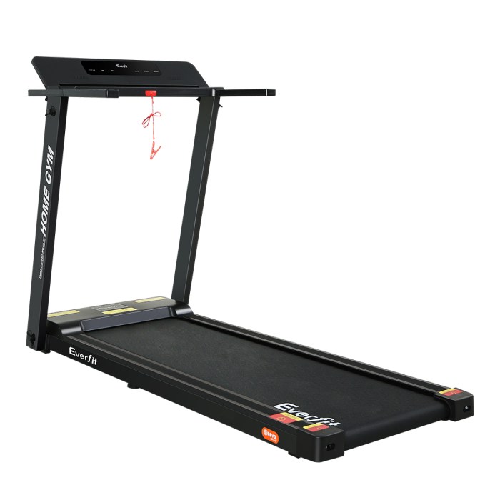 everfit treadmill electric home gym fitness exercise fully foldable 450mm black